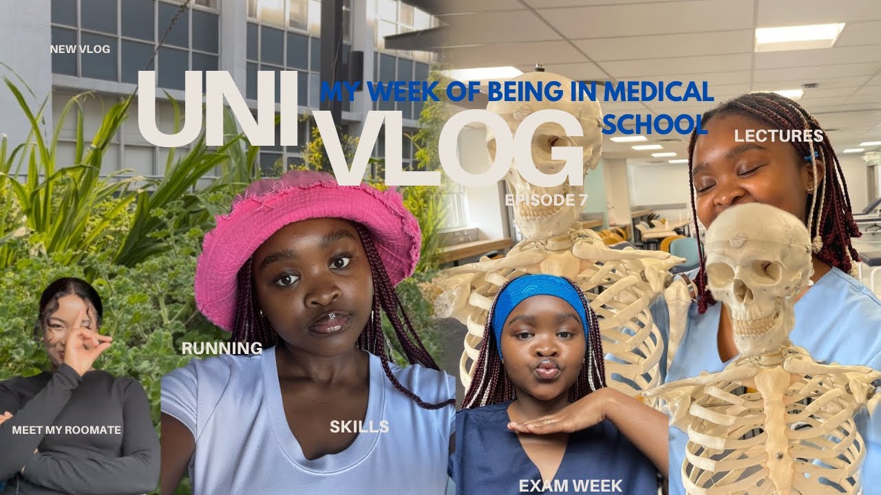 UniVlog S1•7 : Is This Med School? Exams, Roommates, Running & Long Nights | Stellenbosch University