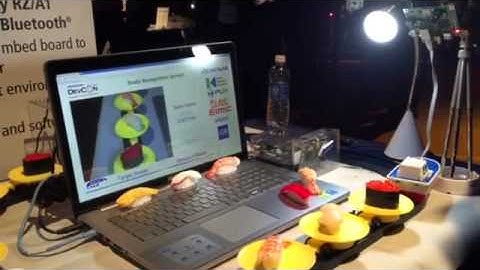 Renesas Devcon 2015 Sushi Boat Demo using UncannyCV on Renesas RZ/A1H