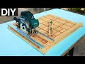 【自作治具】丸ノコスライド台をDIY|45°傾斜カット対応◎