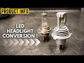 Motorcycle LED Headlight Conversion - Install and Test!