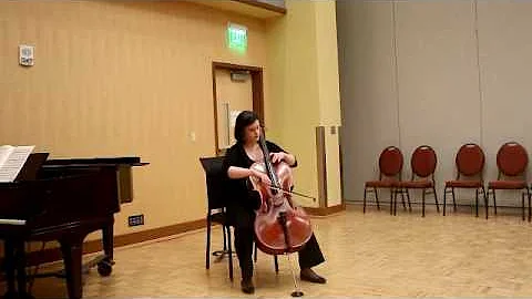 Elizabeth Menard Cello State Competition 04.24.2010