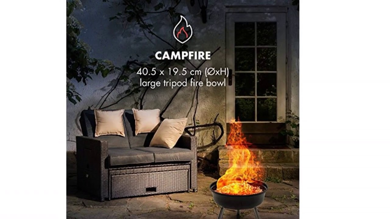 Klarstein BrooklynBBQ • 4in1 Barrel Barrel • Grill, Smoker