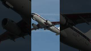🔊 EPIC NOISE! British Airways (Retro Livery) Airbus A319-100 Takeoff from London Heathrow #shorts