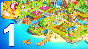 FarmLand - Gameplay Walkthrough Part 1 Tutorial Farming Life Game (Android Gameplay)