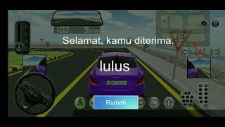 monitor games melakukan tes mengemudi dijalan | kelas mengemudi 3d screenshot 5