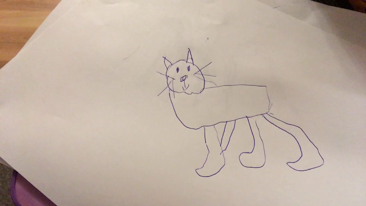 How To Draw A Cat - YouTube