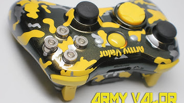 Army Valor Custom Xbox 360 Controller by ProModz.com