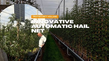 Fruit Nursery Protection Automatic Hail Net System- FRUITSECURITY HOLLAND
