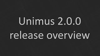 Unimus 2.0.0 release overview