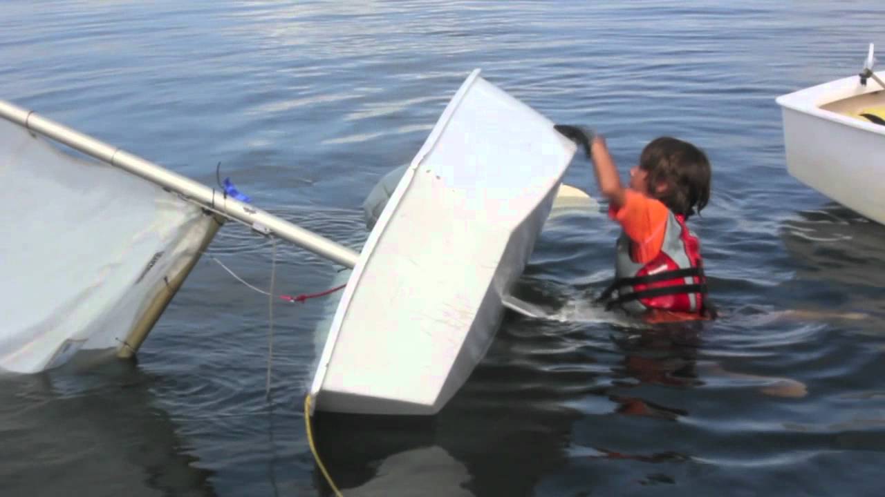 sailing summer program 2011 -rig & capsized - youtube