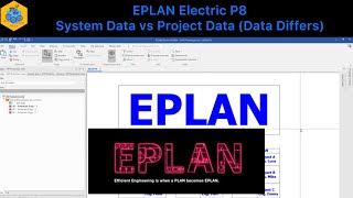 EPLAN Electric P8 Beginner’s Guide: System Data vs Project Data Explained (Why Your Data Differs)