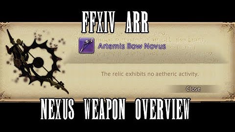FFXIV ARR: Nexus Weapon Upgrade Overview & Guide