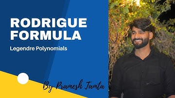 Rodrigue Formula For Legendre Polynomial