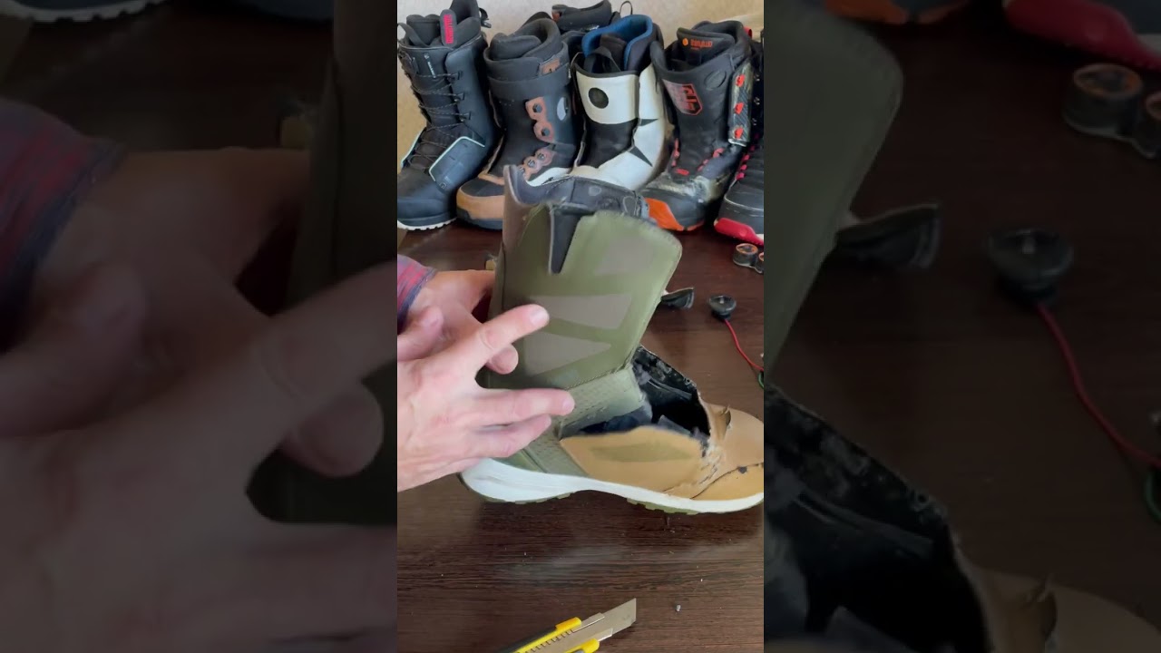 распил Salomon Dialogue. Ботинки для сноуборда 