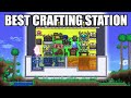 How to create the MOST EFFICIENT crafting station in Terraria using GLITCHES