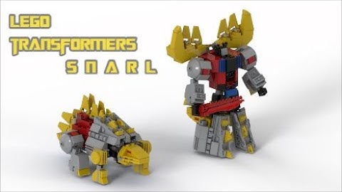 Lego Transformers Dinobot Snarl V4 By BX Brix