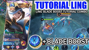 LING BLADE BOOST TUTORIAL AUTO FASTHAND!? | LING TAP TAP & BLADE BOOST TUTORIAL COMBO (MUST WATCH)!!