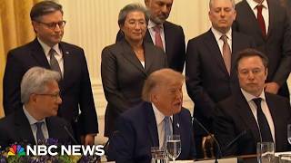 Trump says tech companies will ‘police themselves’ amid AI safety warnings