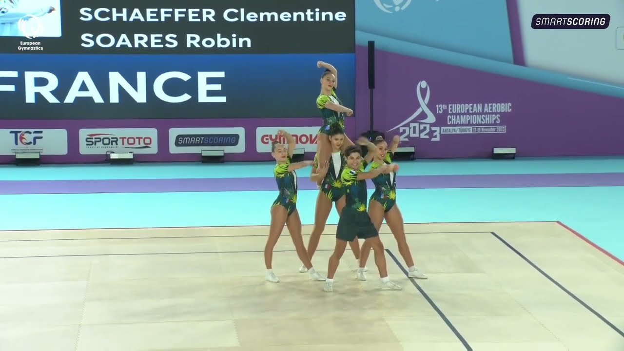 France - 2023 Aerobics Junior European bronze medallists, Groups