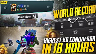 Highest KD Conqueror Record In 18 Hours 😱 With 13 Kill Ranking | MK Gaming screenshot 5