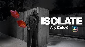 How to Make a Single Color Pop in Black & White Footage (EASY)