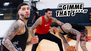 Lamelo Ball VS. Lonzo Ball GETS HEATED! Elite Pro Runs Get Chippy & Ball Brothers GO AT IT! screenshot 4