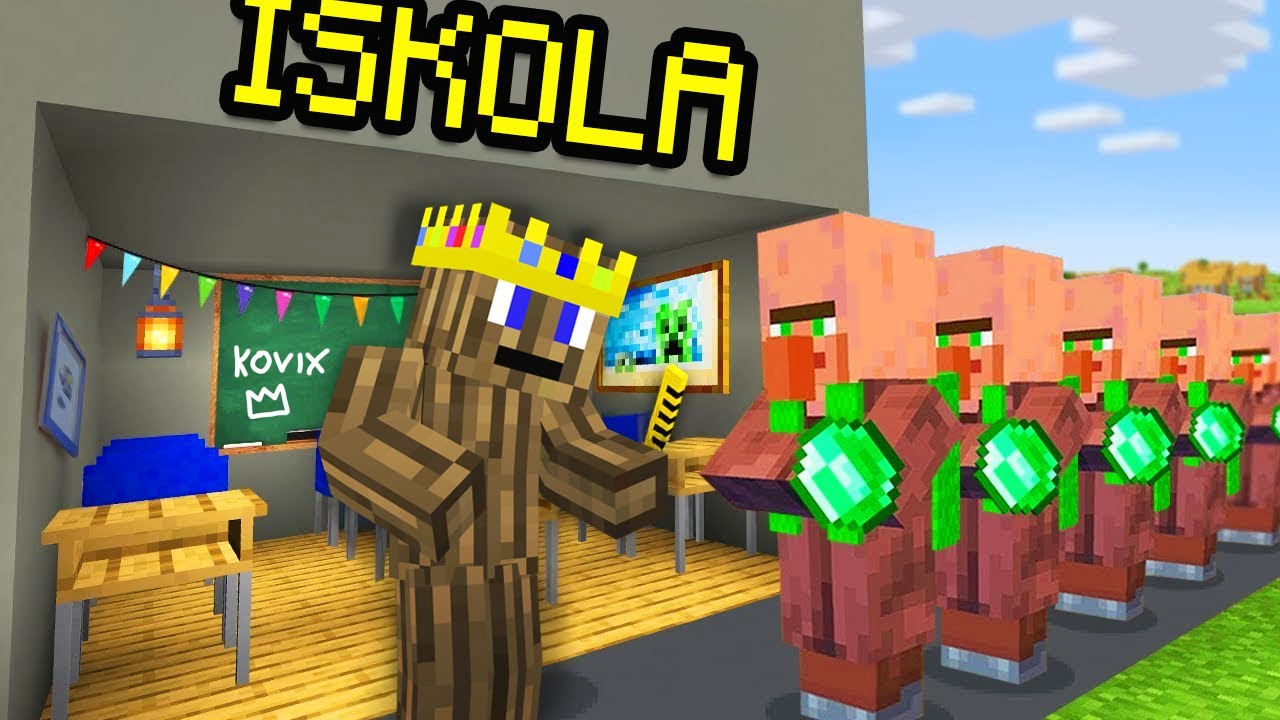 Minecraft, de NYITOK egy ISKOLÁT!!