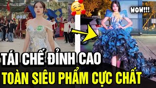 Cô gái trổ tài thiết kế ĐỈNH CAO với bộ sưu tập VÁY DẠ HỘI làm từ ĐỒ TÁI CHẾ độc nhất vô nhị| TÁM TV