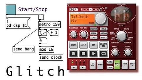 Klangstrøm - 8 Parseq (Part 2)  "gL17¢h" Pure Data &  iElectribeR