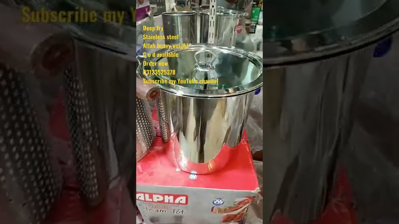 best deep fryers stainless steel alfha. full heavy weight with net pan