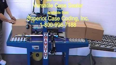 MAMUTH Versatile Case Sealer Video