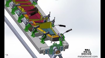 Custom design service for a welding rotating clamp