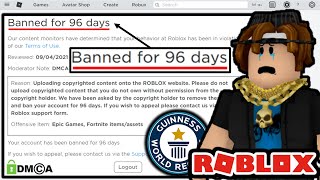 Roblox Banned ME FOR 1 DAY 