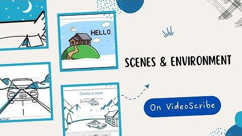 Video Animation - How To Create Scenes/Environment  On Videoscribe [2022]