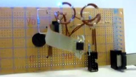 ATtiny13 Lauflicht 8 LED mit Sound (Feuerwehrauto)