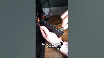 Installing a fan/rgb hub in your PC! #pcbuild #pcgaming #gamingpc #gaming #pc #pctips #shorts