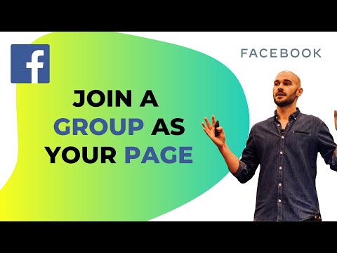 How to Join a Facebook Group as your Page in 2020