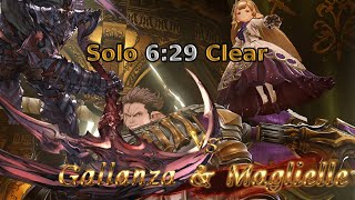 Vaseraga Solo [No AI] vs Gallanza & Maglielle in 6:29 - Proud Difficulty - Granblue Relink