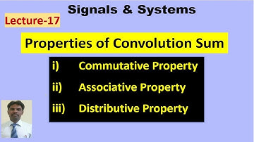 Properties of Convolution sum.