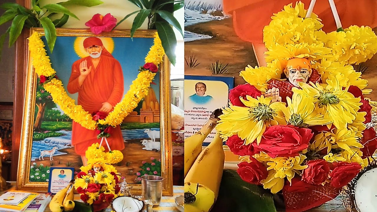Sai Baba Pushpabhishekam // Pushpabhishekam to Shri Shirdi Sai Baba// Om Sai Ram