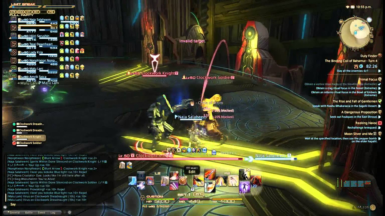 Final Fantasy XIV ARR - Crimson Moon - Coil of Bahamut: Turn 4 [Tank POV]