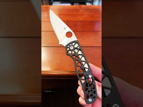 Spyderco Edgerati C266ALP S30V Skeletonized Aluminum Scales  