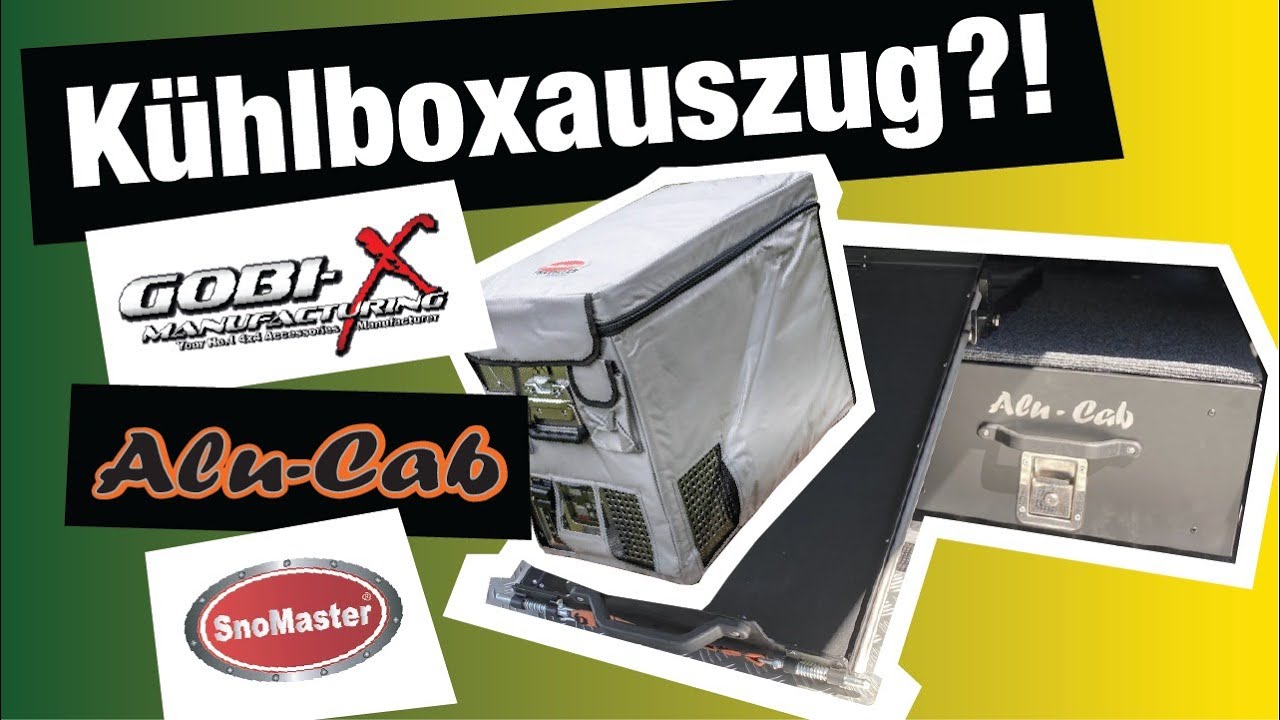 Kühlboxauszug - Alu-Cab vs. Gobi-X - SnoMaster Kühlboxen 