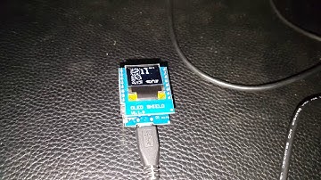 Wemos D1 OLED shield...