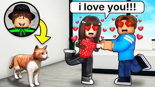 Catching Online Daters As A Cat In Roblox Brookhaven...