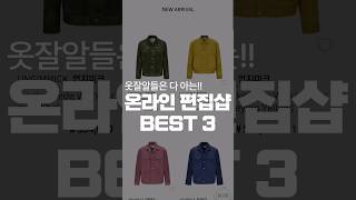 옷잘알들은 다 아는!! 온라인 쇼핑몰 편집샵 BEST 3 (뻔한 무신사X)