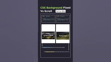 🌍 CSS Background Fixed vs Scroll 2025! 💻✨ | Ultimate Design Comparison with JS