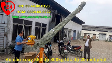 Combo Cẩu xoay 360 độ lắp tời đa năng 500kg tốc độ nhanh 20 mét/phút cáp 30m, 60m