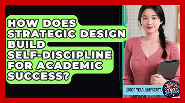 How Does Strategic Design Build Self-discipline For Academic Success? - Junior Year Jumpstart