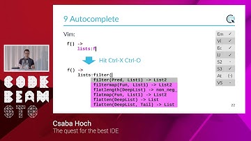 Csaba Hoch -  The quest for the best IDE - Code BEAM STO